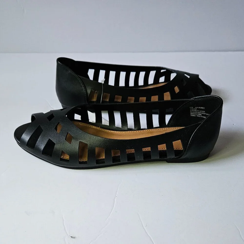 a.n.a Black Flats Size 6.5M